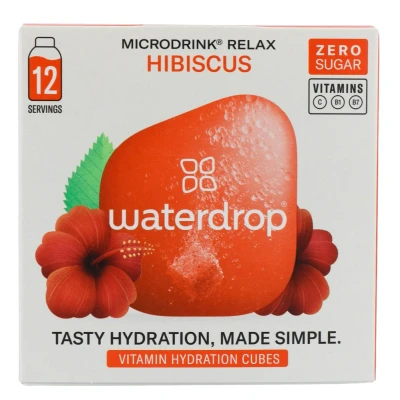 Afbeelding van Waterdrop Relax Microdrink Vitamin Hydration Cubes 12ST