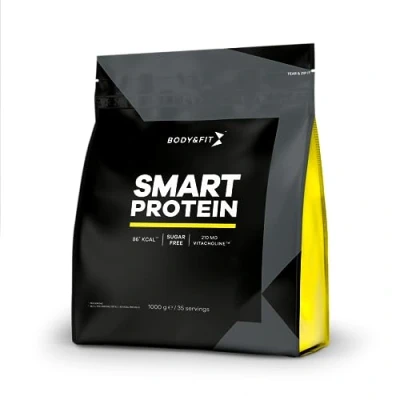 Afbeelding van Body &amp; Fit Smart Protein Proteine Poeder / Eiwitshake 1000 gram Framboos Yoghurt milkshake