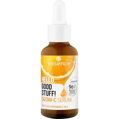 Afbeelding van Essence Cosmetics HELLO, GOOD STUFF! GLOW C SERUM, verzachtend, met vitaminen, verzorgend, natuurlijk (30ml)
