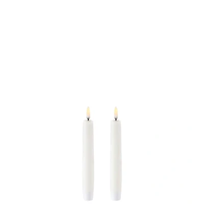 Afbeelding van Uyuni Led Tafelkaars Wit 15CM Set van 2