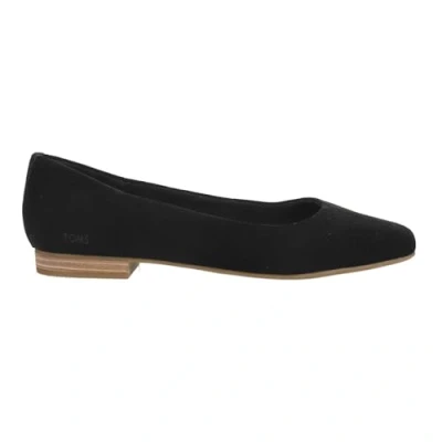 Afbeelding van TOMS Briella damesballerina&#039;s, Zwart suède, maat 3,5 UK, Suede, 36 EU