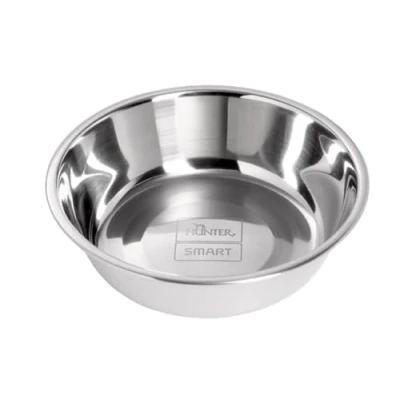 Afbeelding van Hunter Roestvrijstalen Reservebak Voor Melamine Kom, Drinkbak, Voederbak Honden En Katten, 160 ml, Zilver