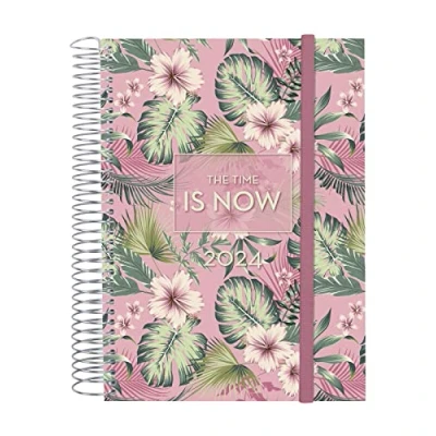 Afbeelding van Finocam Agenda Espiral Design Collection 2024 1 dag per pagina januari december (12 maanden) Now internationaal