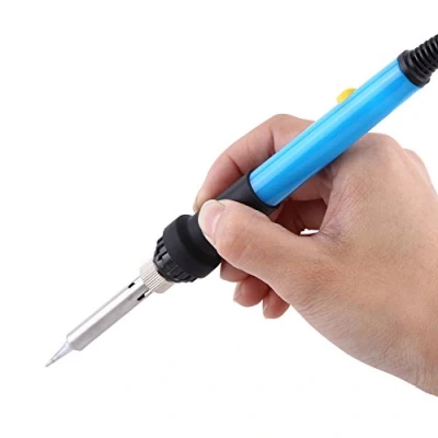 Afbeelding van Elektrische soldeerboutpistool, 60 W, 220 V, soldeerboutgereedschap, elektrisch, instelbaar, temperatuur met 5 opzetstukken