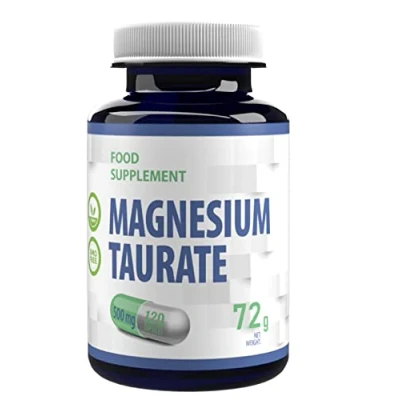 Afbeelding van Magnesium Tauraat 2000mg per portie 120 Vegan Capsules, puur, zonder vulstoffen