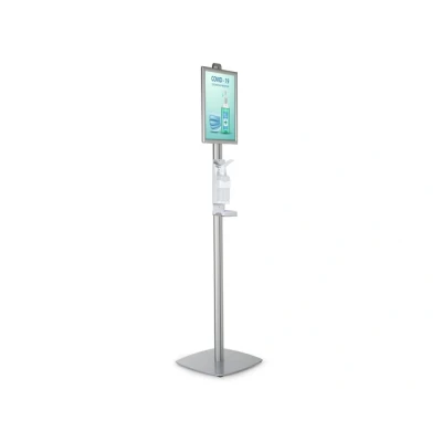 Afbeelding van Seco Se Hands1 Standaard Handontsmetting 1.5M Hoog Met A3 Lijst