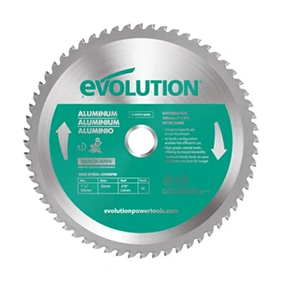Afbeelding van EVOLUTION ZAAGBLAD ALUMINIUM MS 185 X 20.0 2.0 MM 60 T