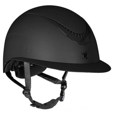 Afbeelding van Karben by Shires Cap Elisa Ellipse Zwart/Zwart 52 54