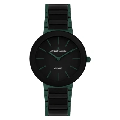 Afbeelding van Jacques Lemans Keramisch horloge Monaco, 42 8G Horloge, herenhorloge, dameshorloge, tot 10 bar waterdicht, keramiek