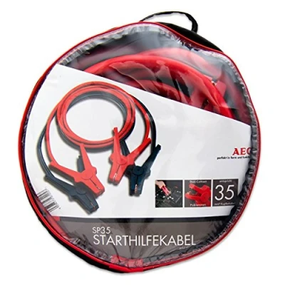 Afbeelding van AEG startkabel 97205 SP 35 Alu Tec, voor 12 volt en 24 volt, in opbergtas, DIN 72553