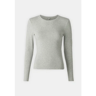 Afbeelding van Onlriley O hals L/S Top JRS, lichtgrijs gem., XXL