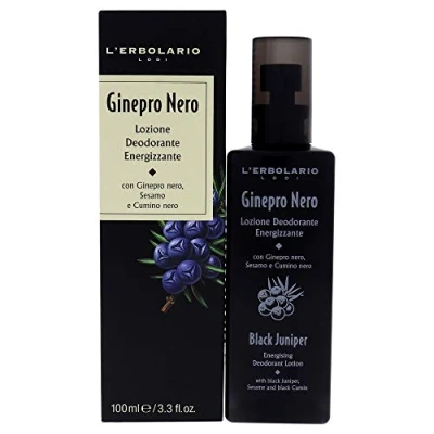 Afbeelding van L&#039;Erbolario GINEPRO NERO Energiedispensende deodorantlotion, per stuk verpakt (1 x 100 ml)