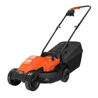 Afbeelding van Elektrische grasmaaier met snoer 1200 W 32 cm BLACK+DECKER BEMW451 QS 3 verstelbare hoogtes