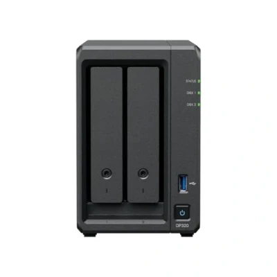 Afbeelding van Synology DP320 DATA PROTECTION EUR V1.0 (2 x 8 TB), Netwerkopslag