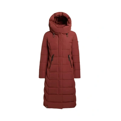 Afbeelding van khujo Sensy Wintermantel, Dames, Maat: XS, Dark red