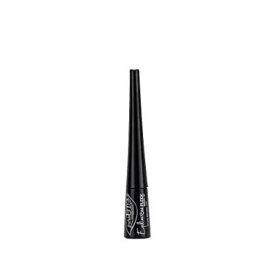 Afbeelding van PuroBio On Fleek Brush Tip Eyeliner, Zwart