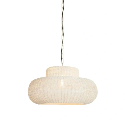 Afbeelding van Light &amp; Living Hanglamp Piedra Wit Ø59cm Modern Hanglampen Eetkamer, Slaapkamer, Woonkamer