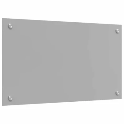 Afbeelding van vidaXL Keuken Achterwand Lichtgrijs Geharde Glas 70 x 40 cm Duurzaam