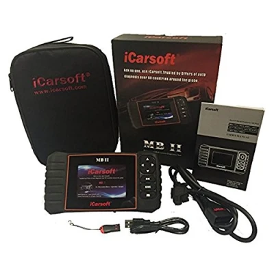 Afbeelding van iCarsoft MB II Diaganosseroestel OBD2 Benz Diagnose fout lezen en wissen olieservice Reset SBC DPF
