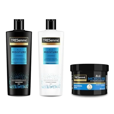Afbeelding van Tresemmé Rich Moisture Regime bundle (Shampoo 400 ml &amp; Conditioner Rinse Off ml)