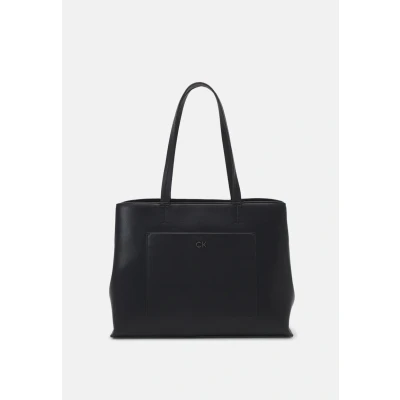 Afbeelding van Calvin Klein Daily Medium TOTE Pebble Handtas, Dames, Maat: One Size, Ck black