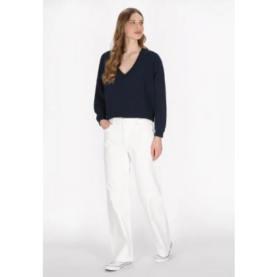 Afbeelding van DreiMaster Maritim Dames Sweatshirt XS / Marineblauw 60% Katoen 40% Polyester
