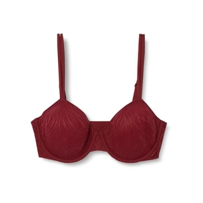 Afbeelding van Calvin Klein Dames licht gevoerd Demi 000QF6875E Demi, Rood (Syrah), 0A38, 85A