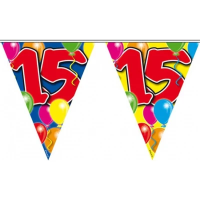 Afbeelding van Vlaggenlijn 15 jaar 10 meter Vlaggenlijnen
