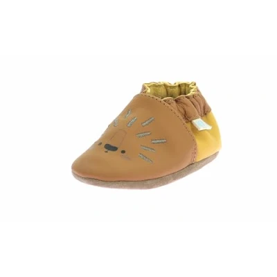 Afbeelding van Robeez Chaussons Hedge Pantoffels voor kinderen, Maat: 25/26, Camel Leer