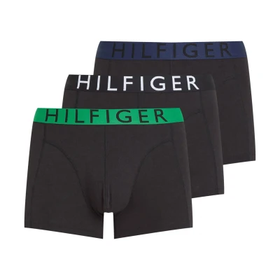 Afbeelding van Tommy Hilfiger Contrast Waistband Trunk Boxershorts Heren (3 pack)