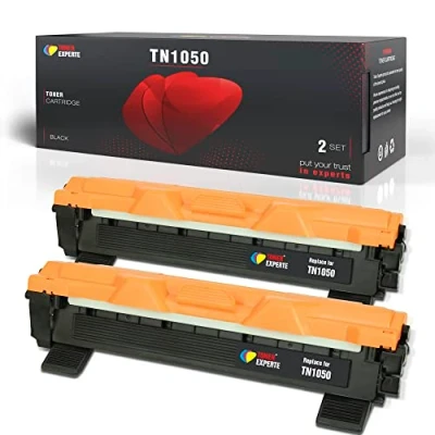 Afbeelding van Toner Experte Compatibele Brother TN1050 XXL Zwart Cartridge Vervanging voor TN 1050 HL 1110 1210W 1212W DCP 1612W 1510 1610W Printer 2 Pack