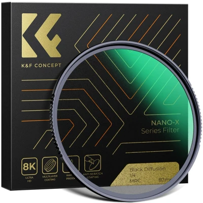 Afbeelding van K&amp;F Concept 1/4 Black Mist Filter Nano X 72mm
