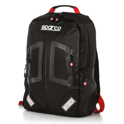 Afbeelding van Sparco Rugzak Targa Florio Stage Zwart Rood