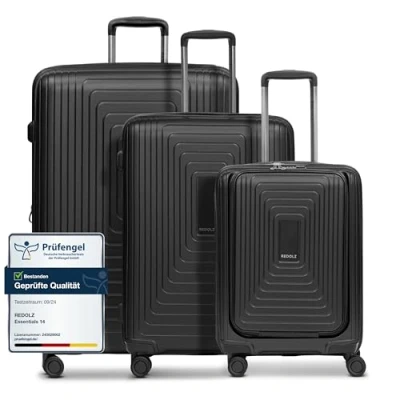 Afbeelding van Redolz Essentials 14 4 wielen Kofferset 3 delig met uitbreidingsplooi