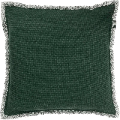 Afbeelding van Dutch Decor BURTO Sierkussen van gewassen katoen Mountain view 45x45 cm groen