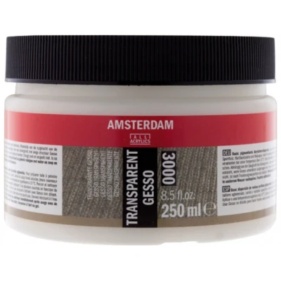 Afbeelding van Amsterdam Transparante Gesso, Fles Van 250 Ml Verf