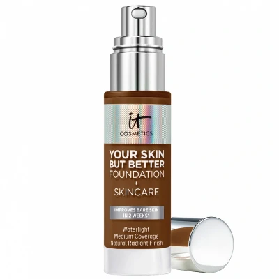 Afbeelding van IT Cosmetics Your Skin But Better Foundation + Skincare Deep Warm 60
