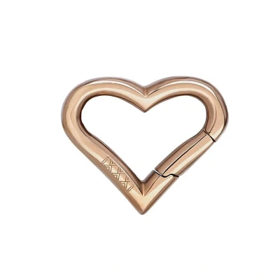 Afbeelding van Verbindschakel Click Heart iXXXi Connect 1,4 cm Roségoud