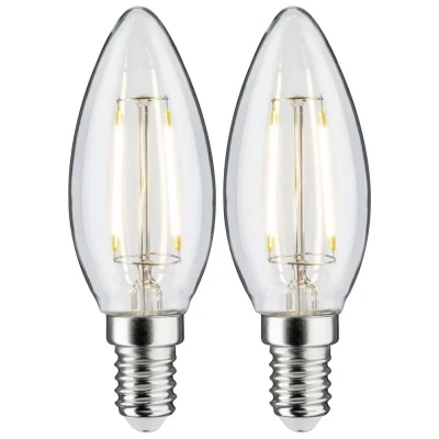 Afbeelding van Paulmann 28855 LED lamp Energielabel F (A G) E14 2.7 W Warmwit (Ø x h) 35 mm 97 2 stuk(s)