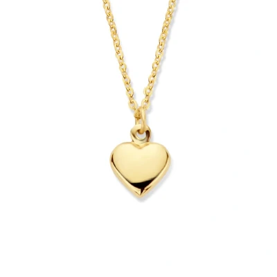 Afbeelding van Schitterende 14 Karaat Gouden Halsketting met Hanger Klein Hartje 5.5 mm. x 6