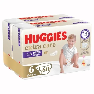 Afbeelding van Broek HUGGIES Elite Soft Luiers Maat 6 (15 25 kg) 60 st.