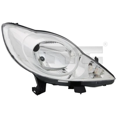 Afbeelding van TYC 20 11608 05 2 Koplampen Links H4 voor rechtsrijdend verkeer Zonder elektro motor PEUGEOT: 107 Hatchback