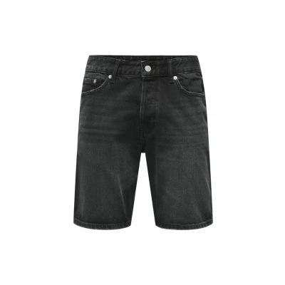Afbeelding van ONLY&amp;SONS ONSEDGE BLACK 2047 TAI DNM SHORTS NOOS Heren Korte broeken