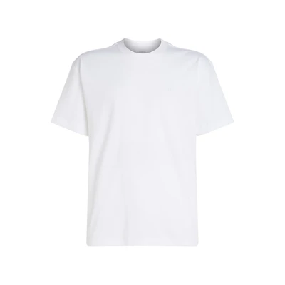 Afbeelding van Calvin Klein Jeans SOFT Layered Monogram TEE Unisex Tshirt print, Maat: Small, Bright white