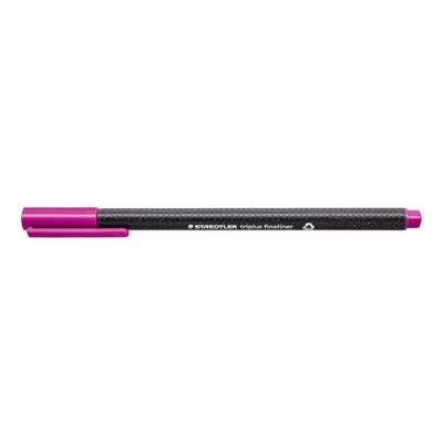 Afbeelding van Staedtler 334 Triplus Fineliner Superfine Puntpennen, 0,3 mm, Bruin, Doos van 10