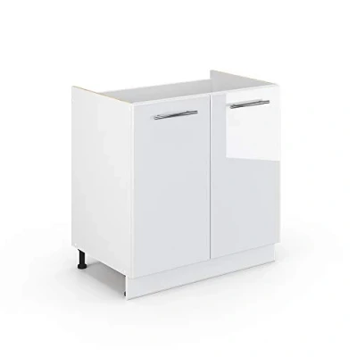 Afbeelding van Vicco Wastafelkast Fame Line, Wit/Wit, 80 cm zonder werkblad
