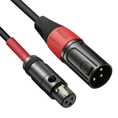 Afbeelding van JOMLEY Mini XLR naar Kabel, 3 pins Vrouwelijk (TA3F) Regelmatig Mannelijke Voor Revers Microfoon Kabel 1 m