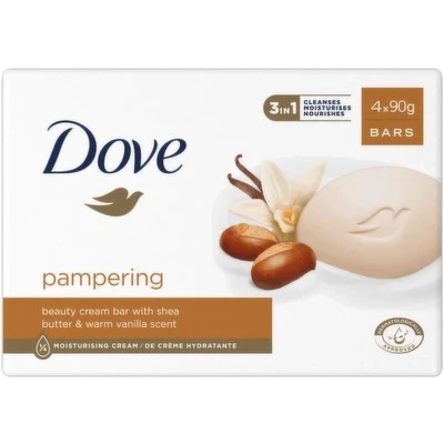 Afbeelding van Dove Beauty Cream Bar 4 x 90 g Pampering