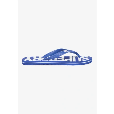 Afbeelding van Superdry Teensandalen, Heren, Maat: 46/47, Regal blue Rubber/ textiel