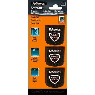 Afbeelding van Fellowes SafeCut snijcassettes zwart/transparant